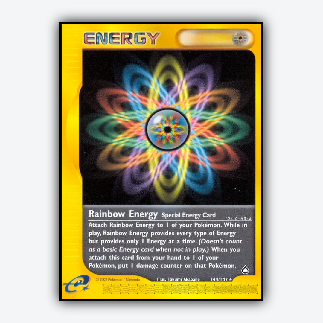 Rainbow Energy 144/147 - Aquapolis Set - Card Rug