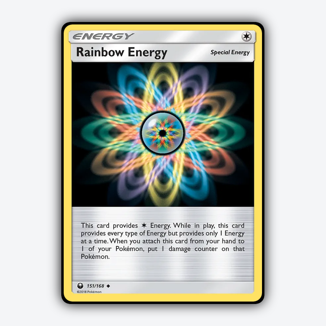 Rainbow Energy 151/168 - Celestial Storm Set - Card Rug
