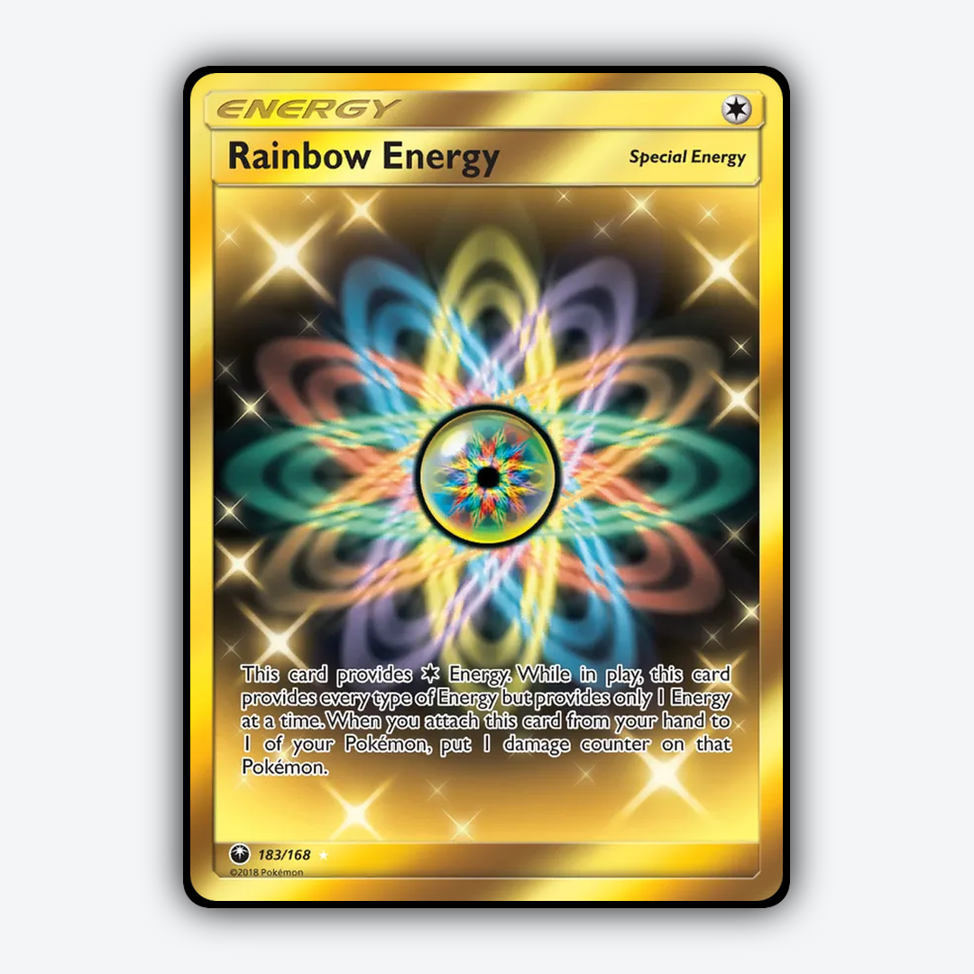 Rainbow Energy 183/168 - Celestial Storm Set - Card Rug
