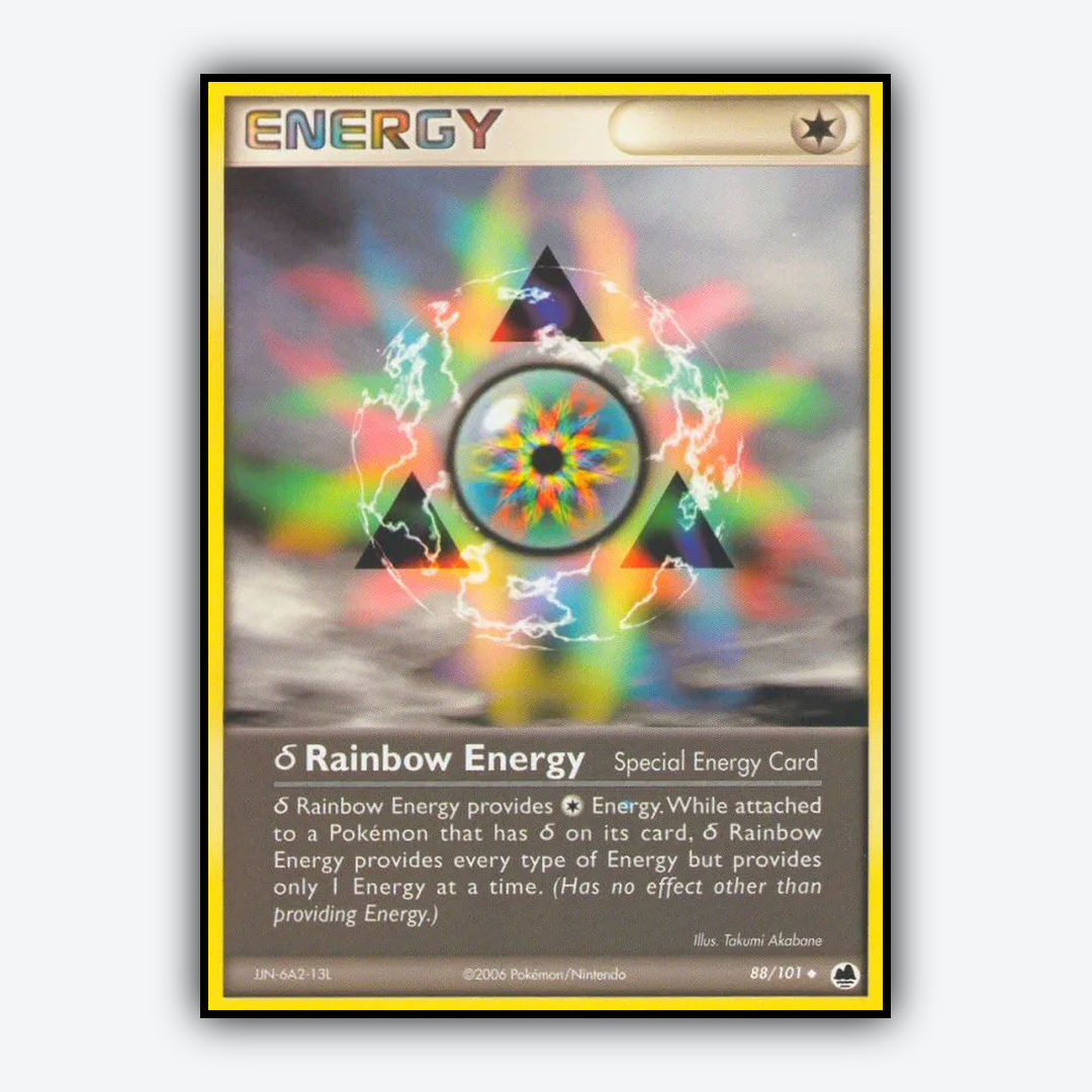 δ Rainbow Energy 088/101 - Dragon Frontiers Set - Card Rug