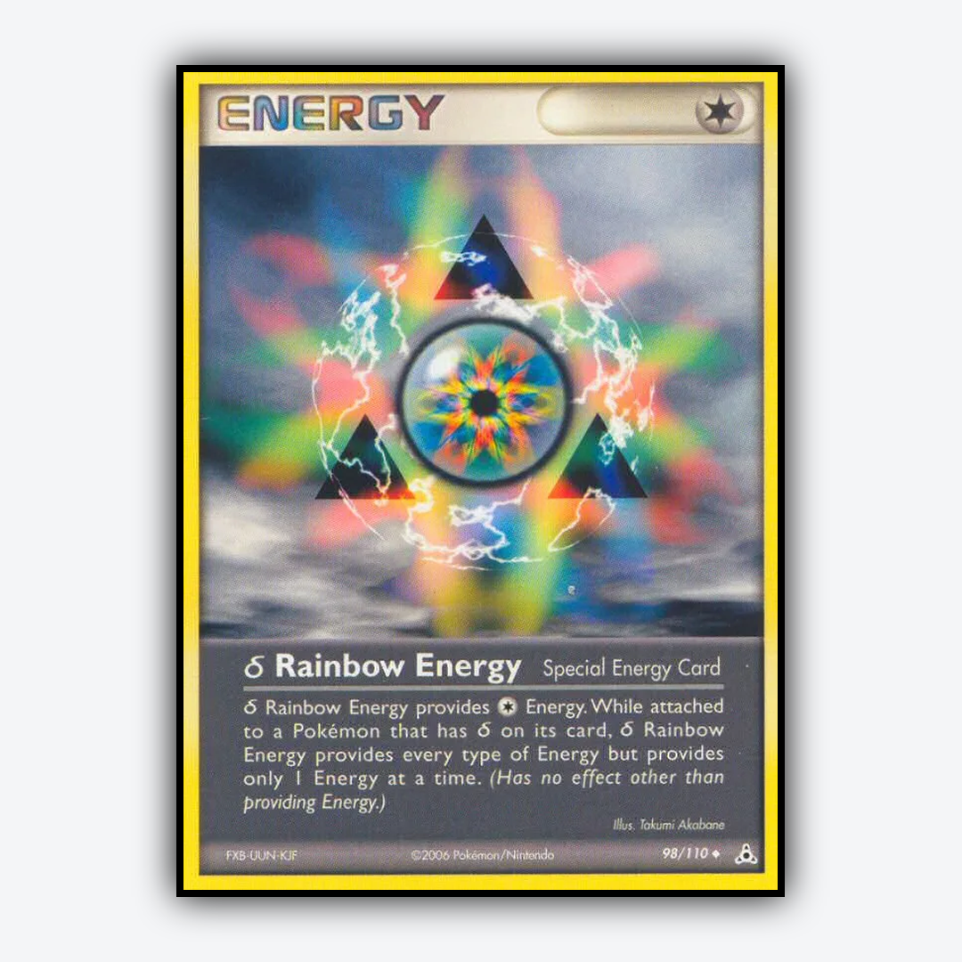 δ Rainbow Energy 098/110 - Holon Phantoms Set - Card Rug