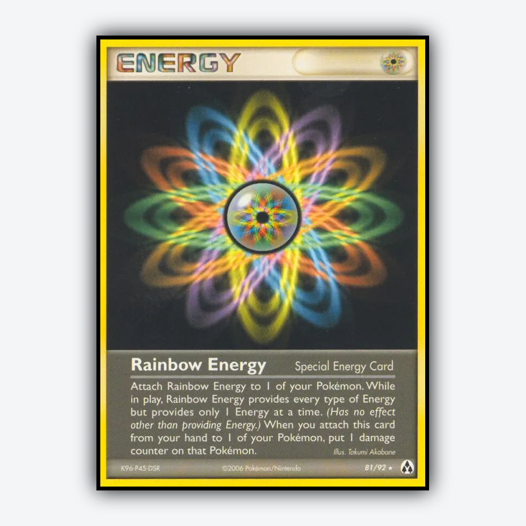 Rainbow Energy 081/92 - Legend Maker Set - Card Rug