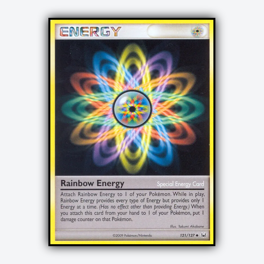 Rainbow Energy 121/127 - Platinum Set - Card Rug