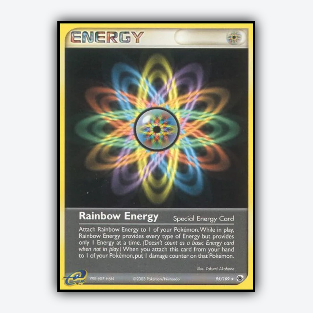 Rainbow Energy 095/109 - Ruby & Sapphire Set - Card Rug