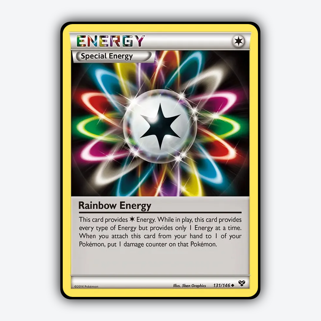 Rainbow Energy 131/146 - XY Set - Card Rug