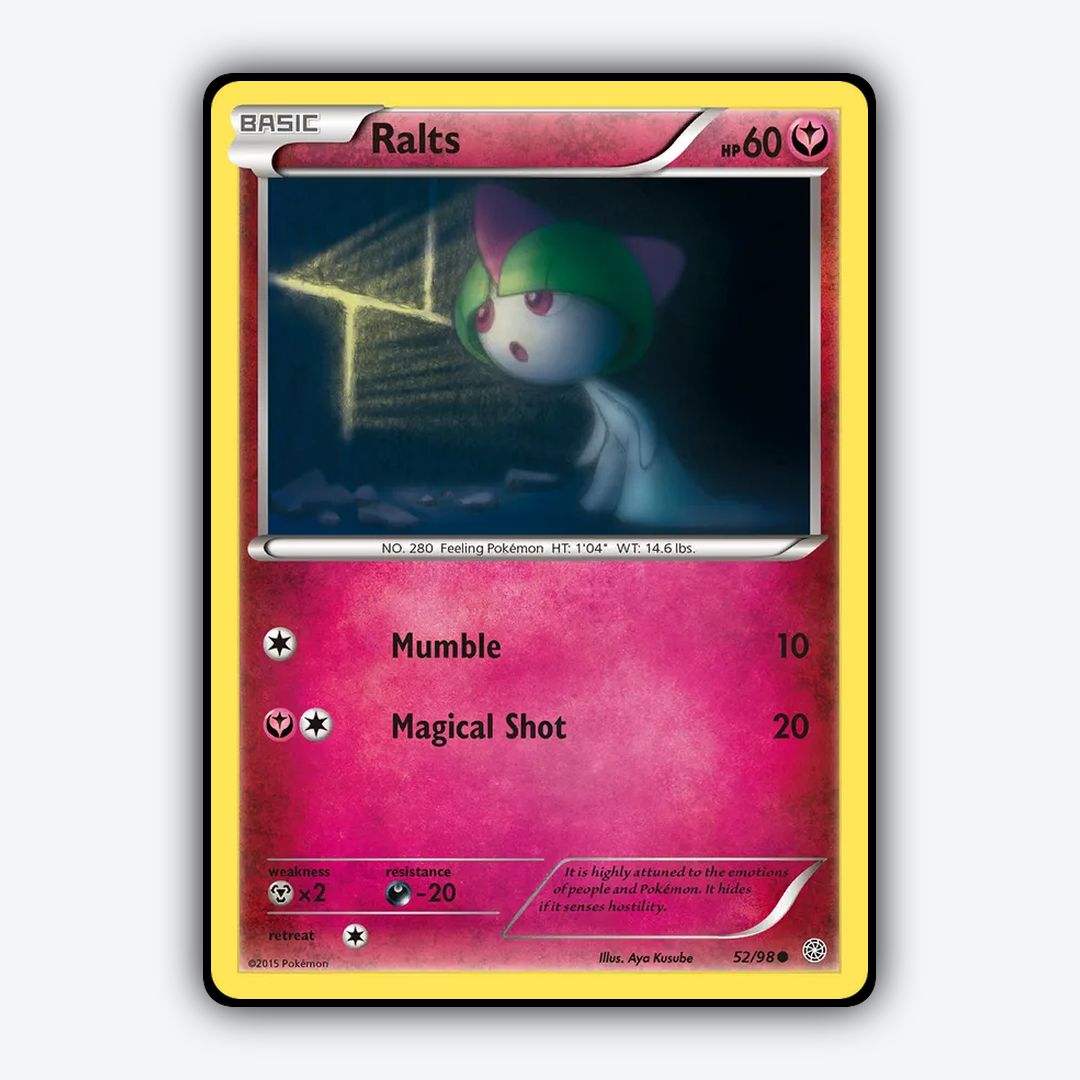 Ralts 052/98 - Ancient Origins Set - Card Rug