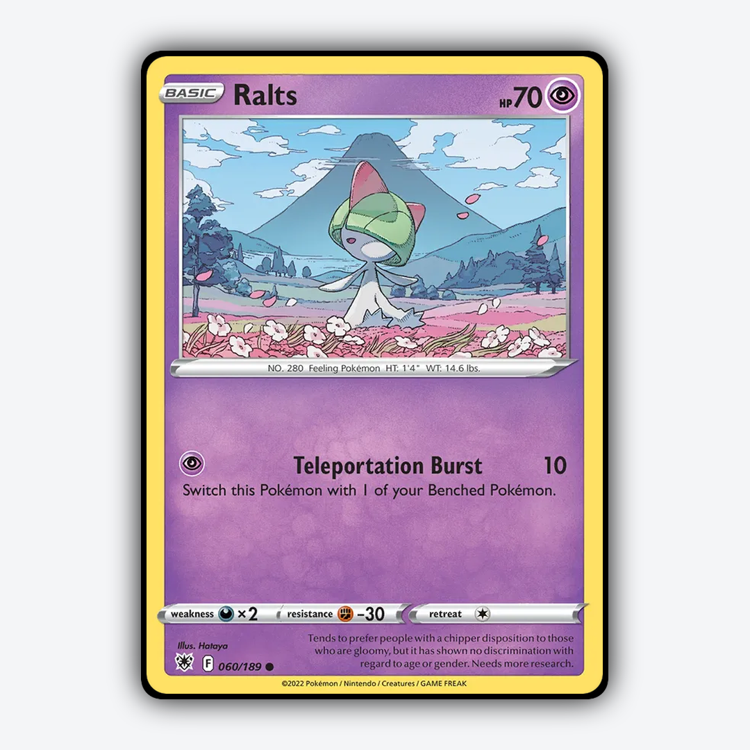Ralts 060/189 - Astral Radiance Set - Card Rug