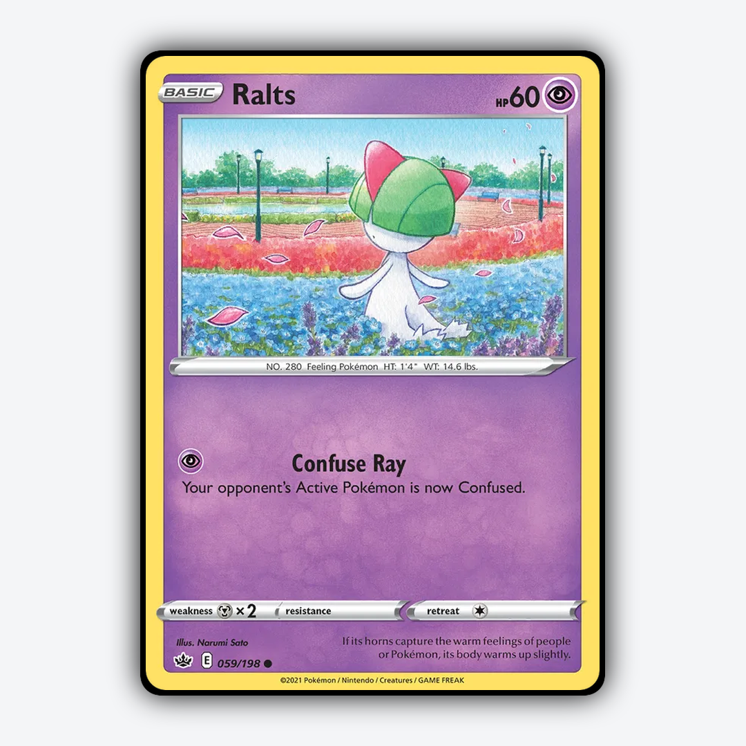 Ralts 059/198 - Chilling Reign Set - Card Rug