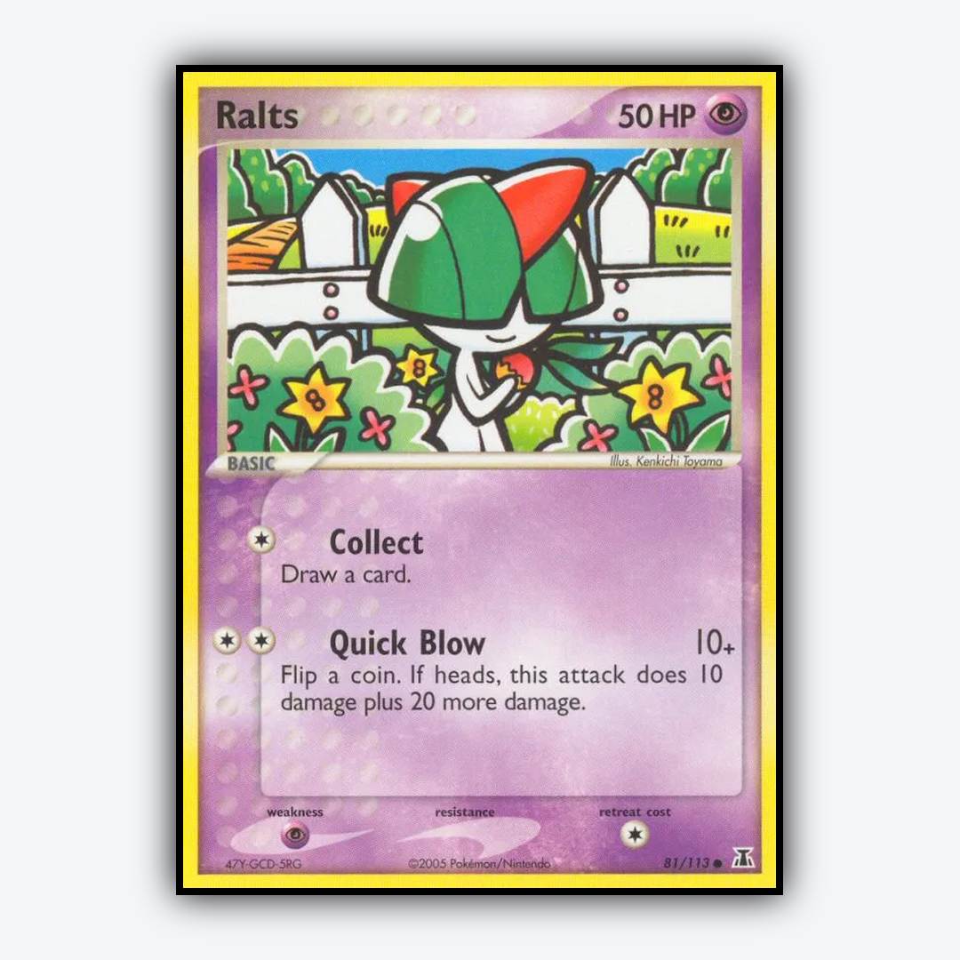 Ralts 081/113 - Delta Species Set - Card Rug