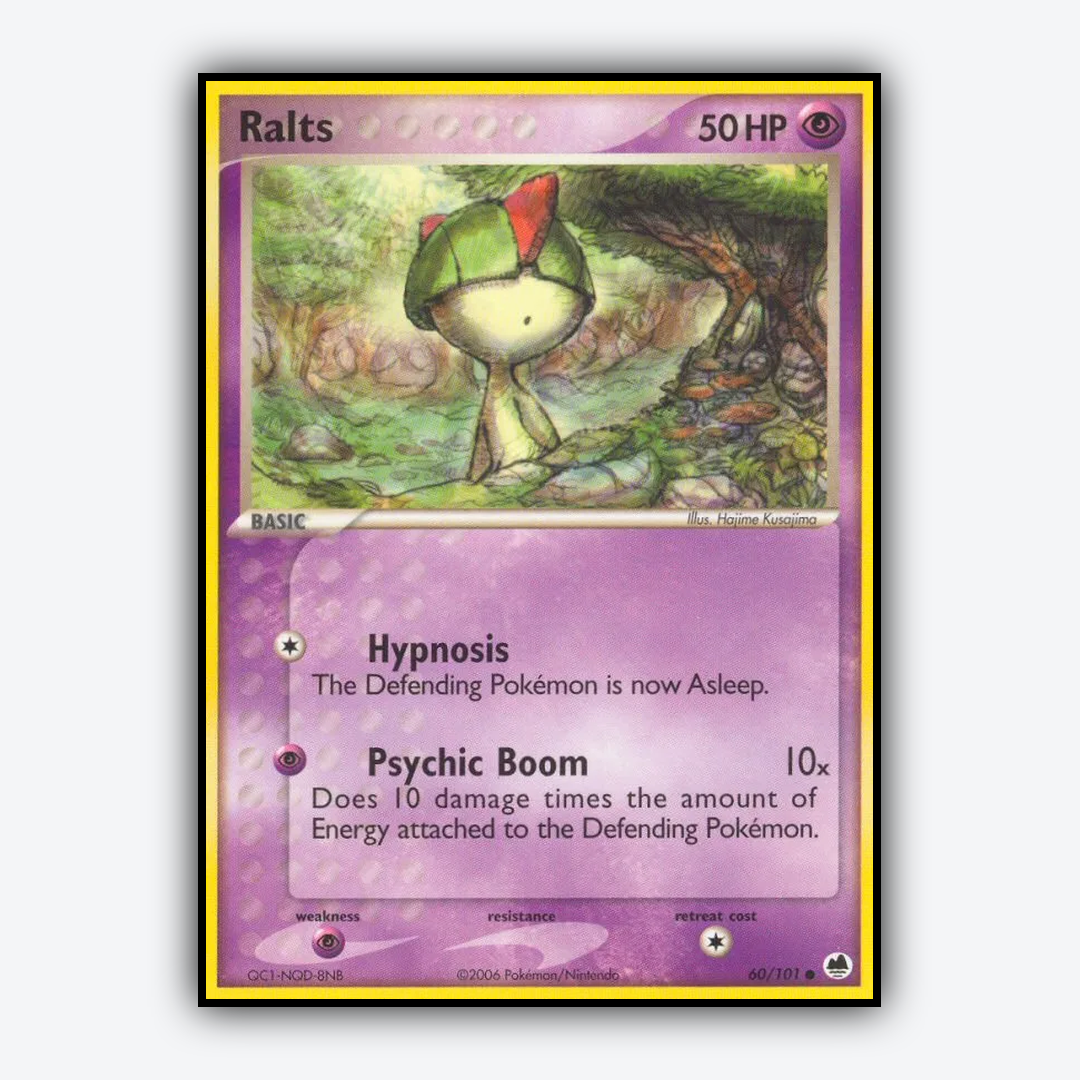 Ralts 060/101 - Dragon Frontiers Set - Card Rug
