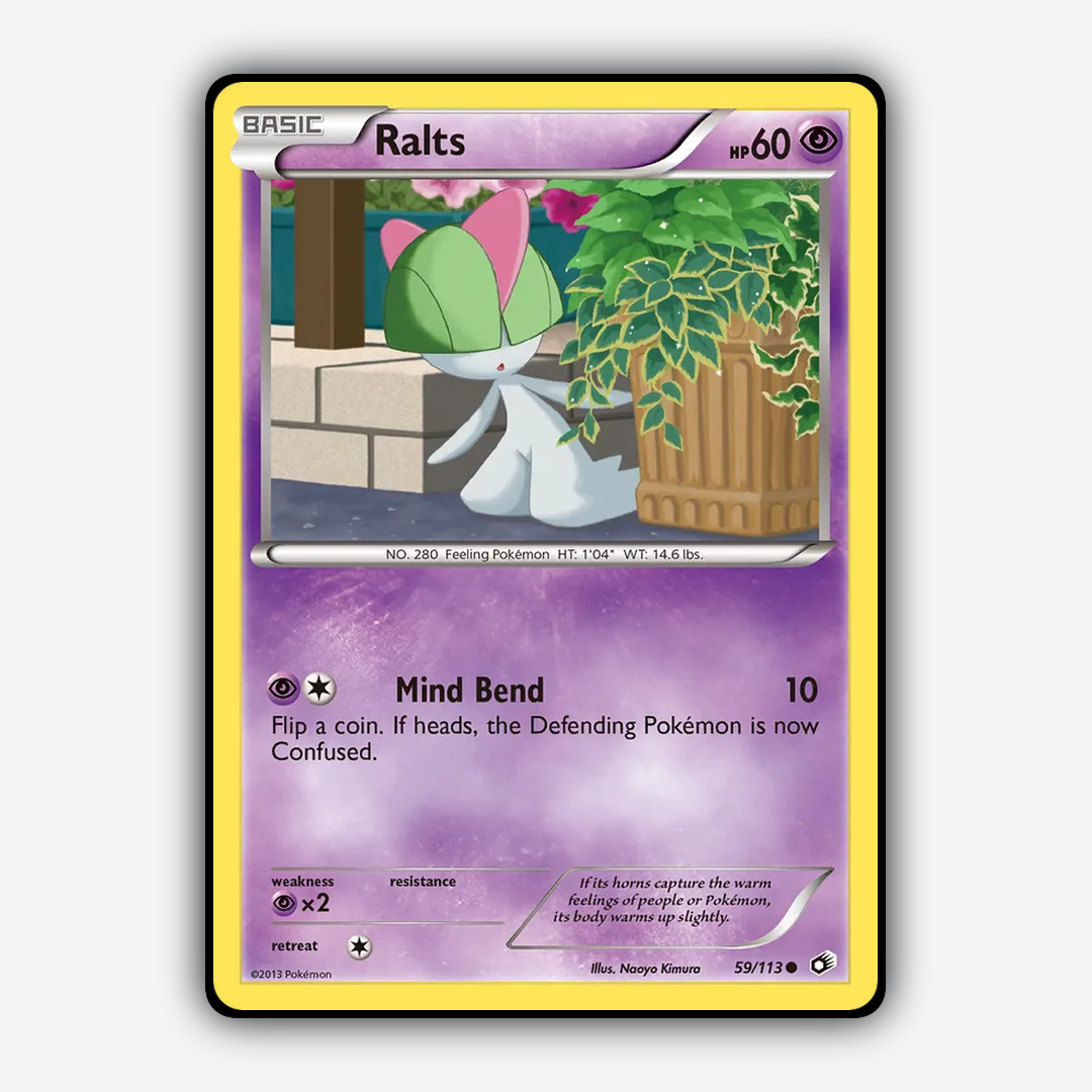 Ralts 059/113 - Legendary Treasures Set - Card Rug