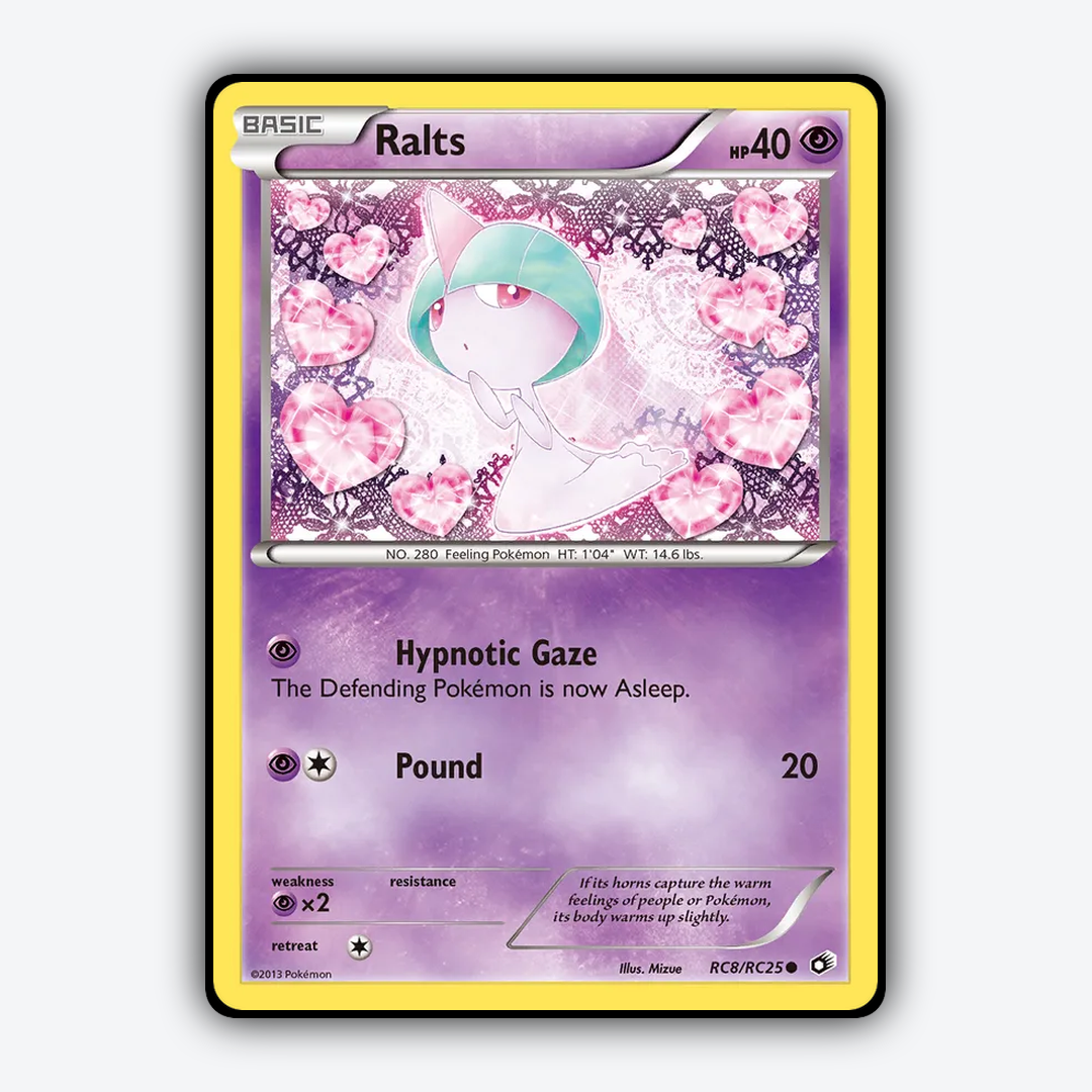 Ralts RC008/113 - RC008/113 Legendary Treasures Set - Card Rug