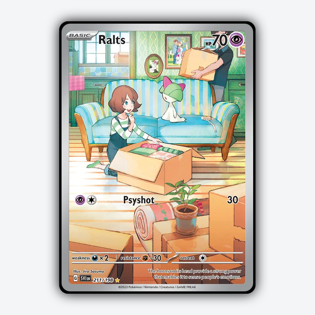 Ralts 211/198 - Scarlet & Violet Set - Card Rug