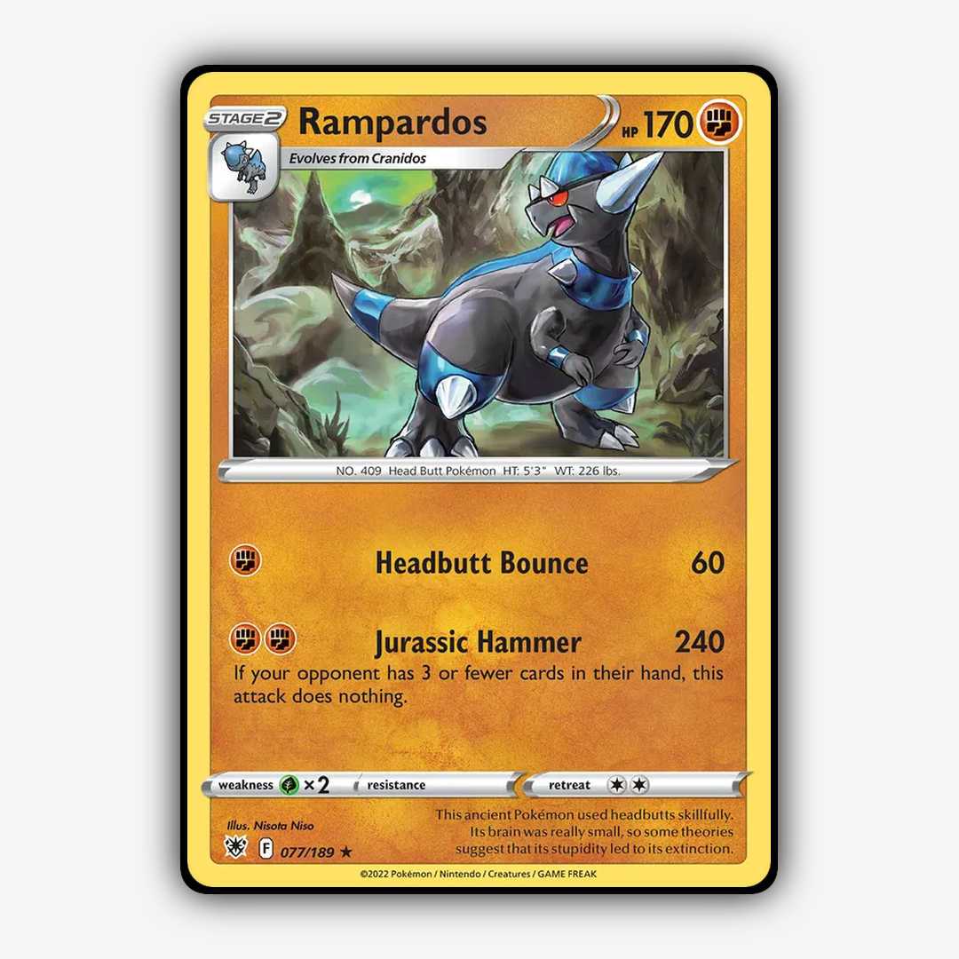 Rampardos 077/189 - Astral Radiance Set - Card Rug