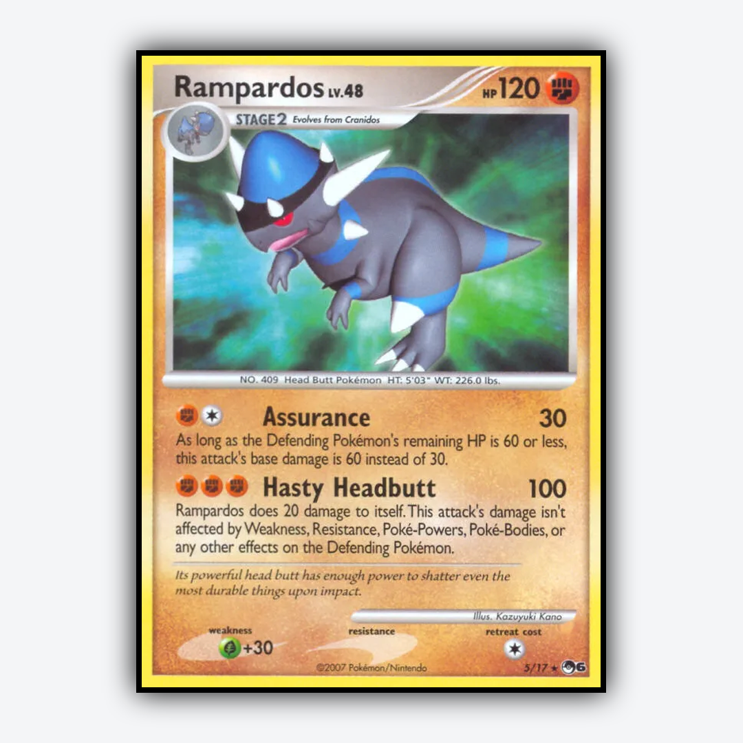 Rampardos 005/17 - POP Series 6 Set - Card Rug