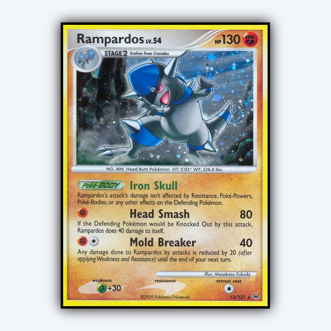 Rampardos 013/127 - Platinum Set - Card Rug