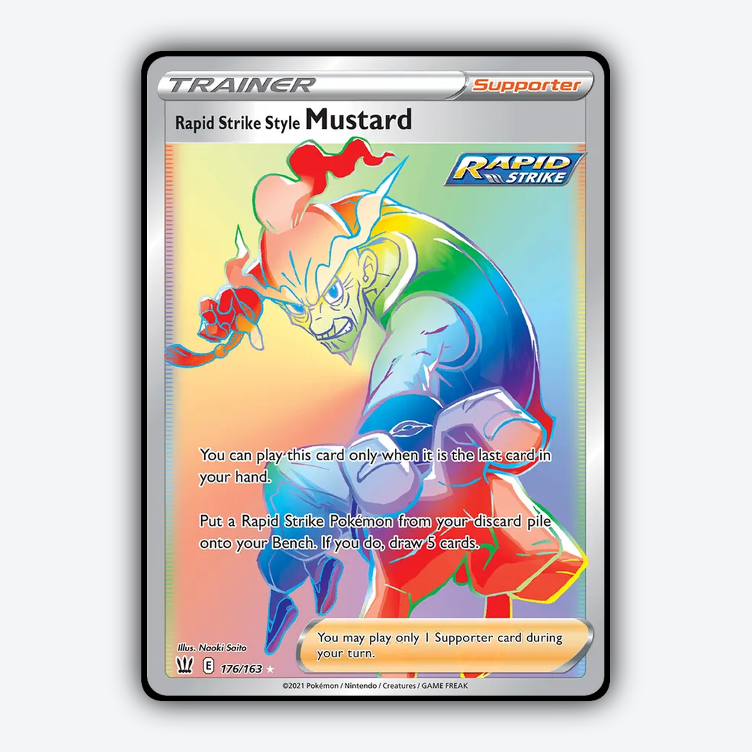 Rapid Strike Style Mustard 176/163 - Battle Styles Set - Card Rug