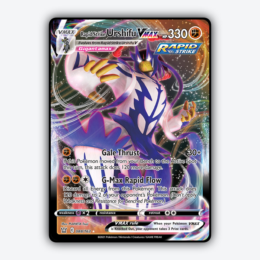 Rapid Strike Urshifu VMAX 088/163 - Battle Styles Set - Card Rug