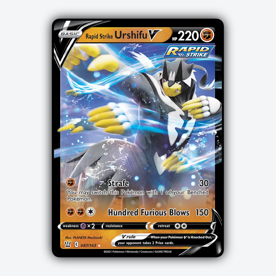 Rapid Strike Urshifu V 087/163 - Battle Styles Set - Card Rug