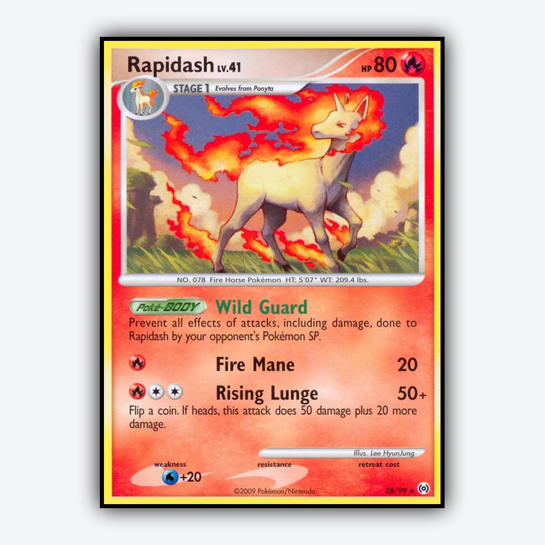 Rapidash 028/99 - Arceus Set - Card Rug