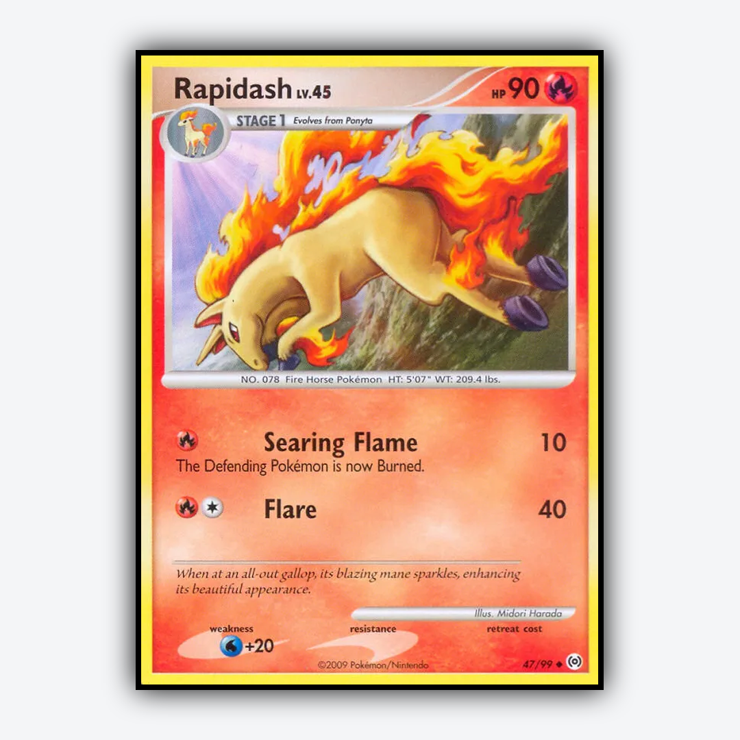 Rapidash 047/99 - Arceus Set - Card Rug