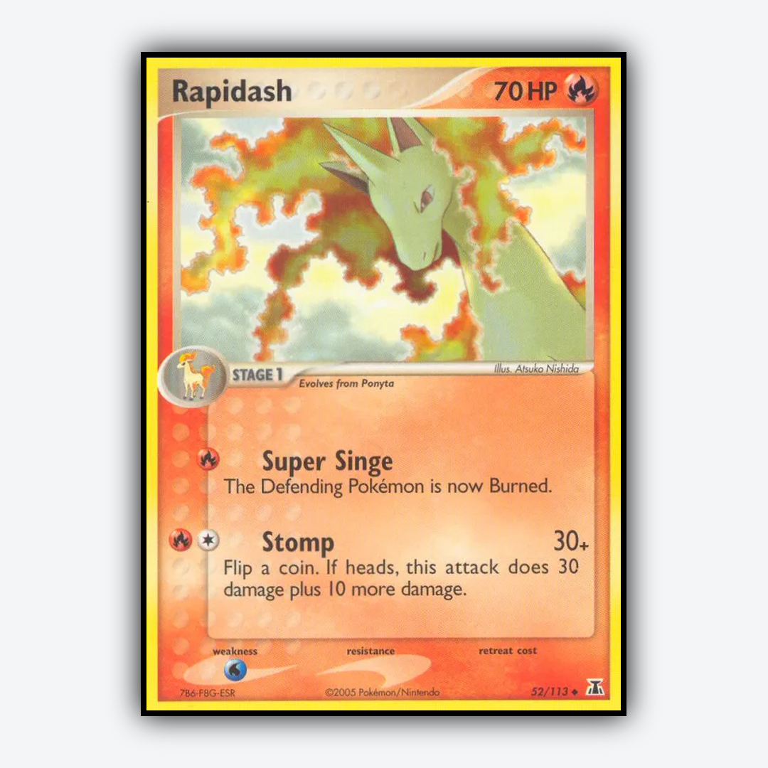 Rapidash 052/113 - Delta Species Set - Card Rug