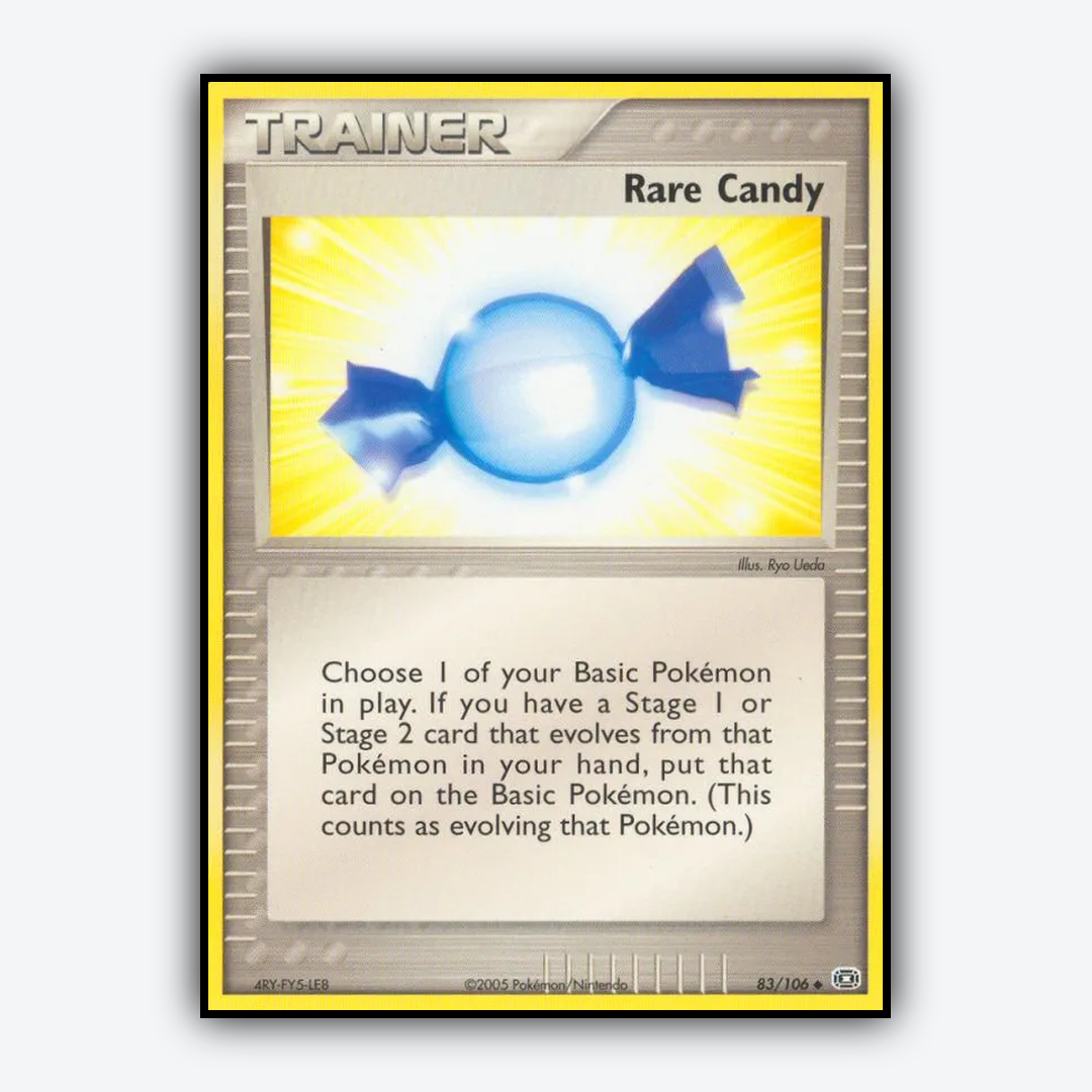 Rare Candy 083/106 - Emerald Set - Card Rug