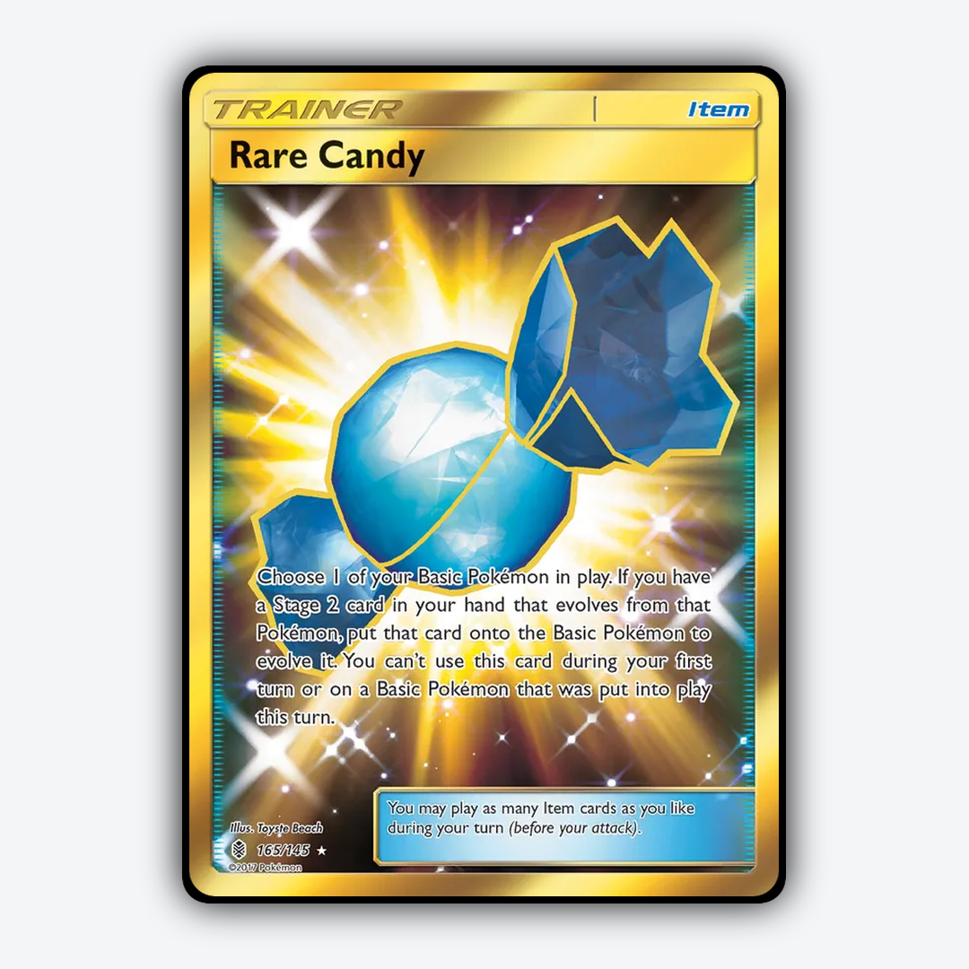 Rare Candy 165/145 - Guardians Rising Set - Card Rug