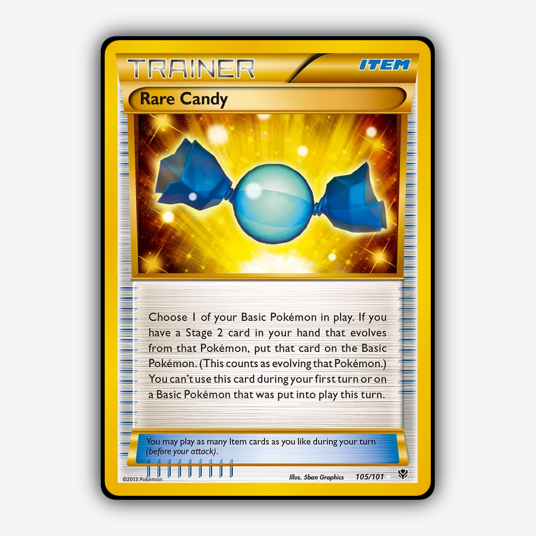 Rare Candy 105/101 - Plasma Blast Set - Card Rug