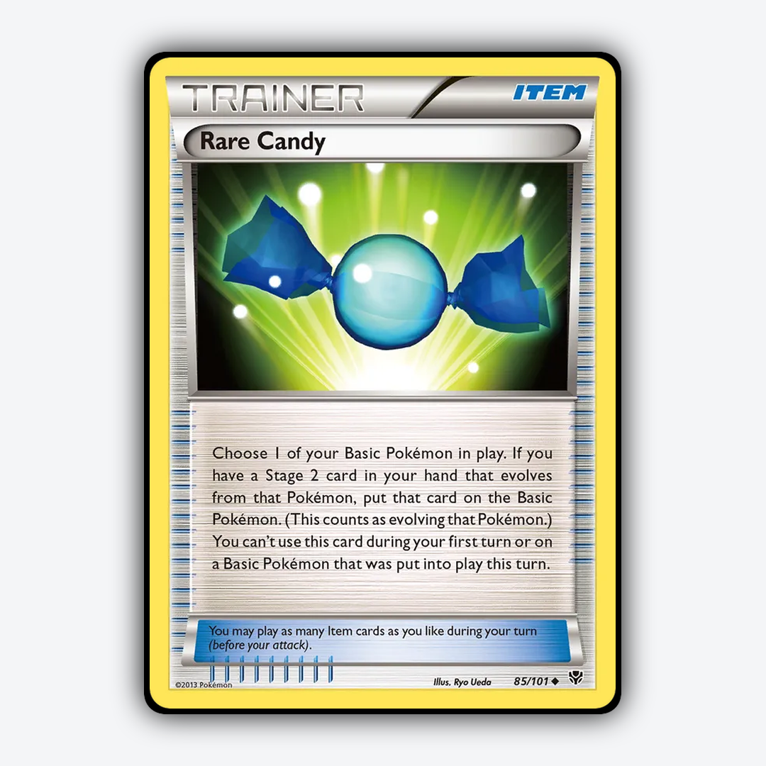 Rare Candy 085/101 - Plasma Blast Set - Card Rug