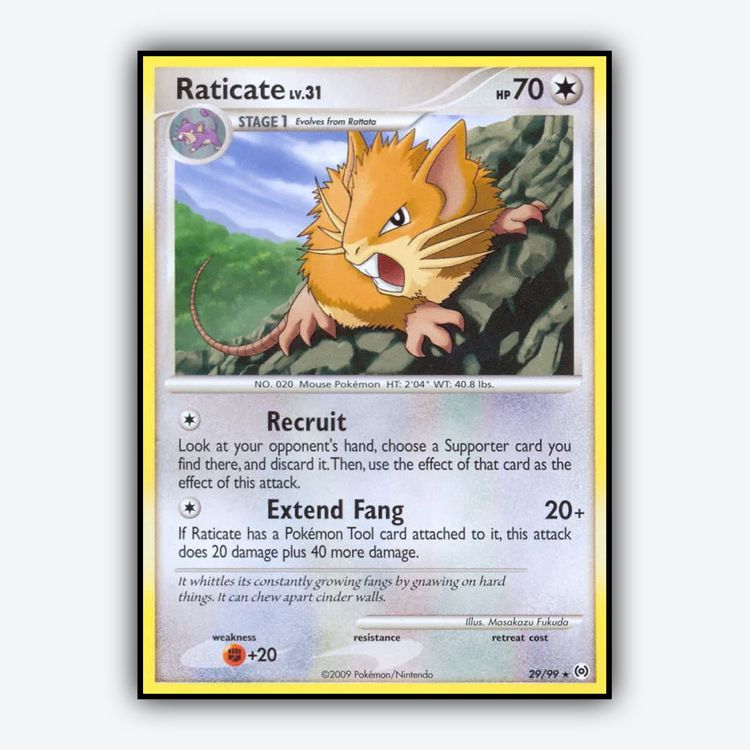 Raticate 029/99 - Arceus Set - Card Rug