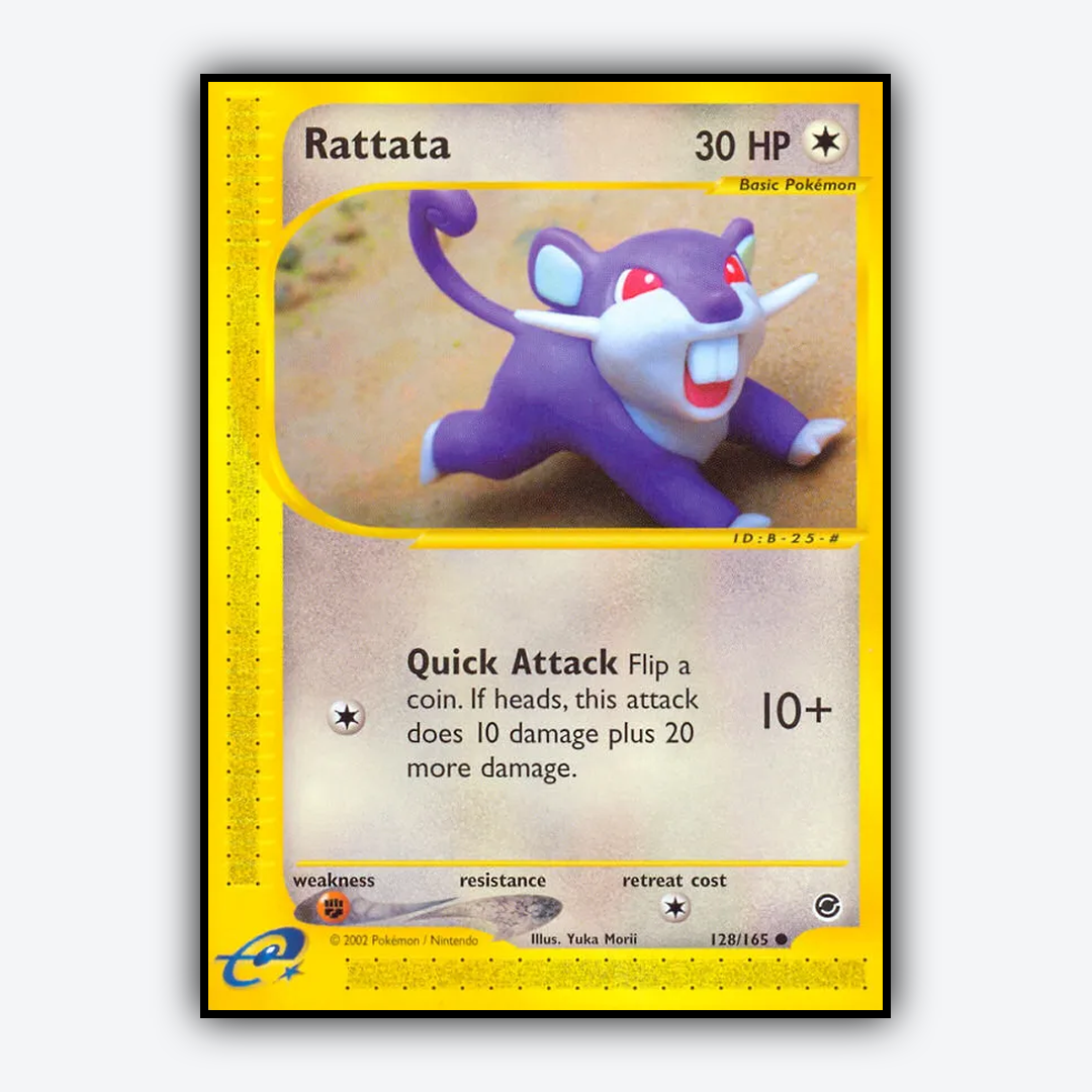 Rattata 128/165 - Expedition Base Set - Card Rug