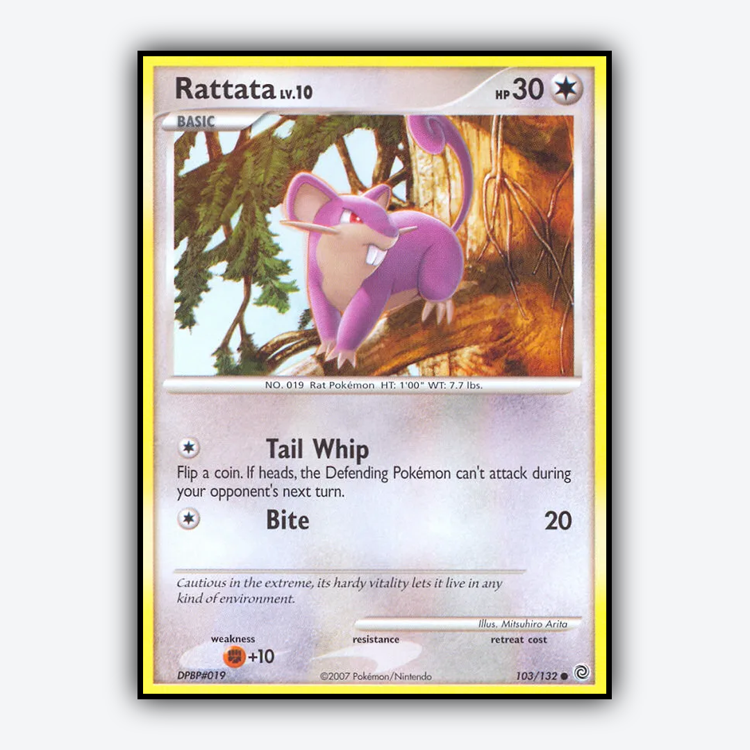 Rattata 103/132 - Secret Wonders Set - Card Rug