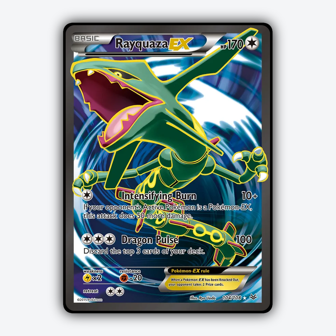 Rayquaza-EX 104/108 - Roaring Skies Set - Card Rug