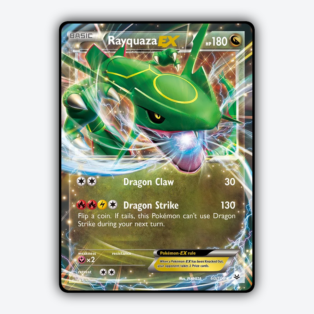Rayquaza-EX 060/108 - Roaring Skies Set - Card Rug