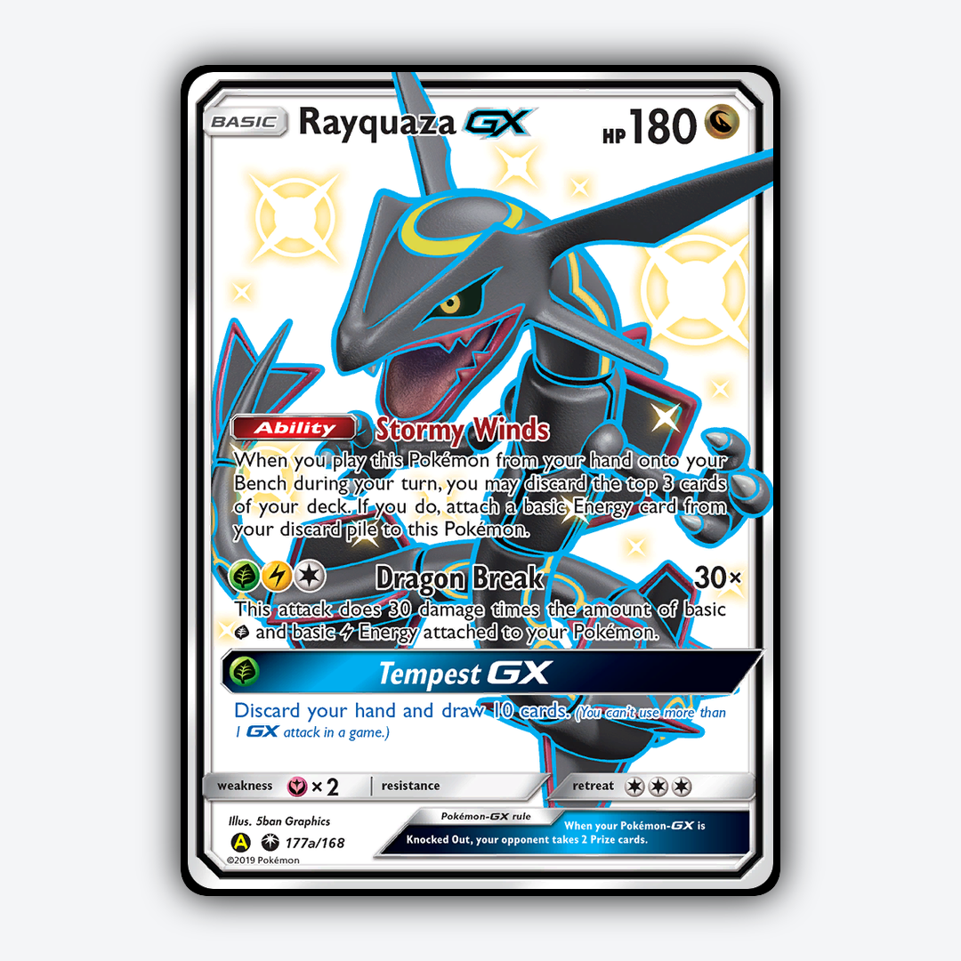 Rayquaza-GX 177a/168 - Celestial Storm Set - Card Rug