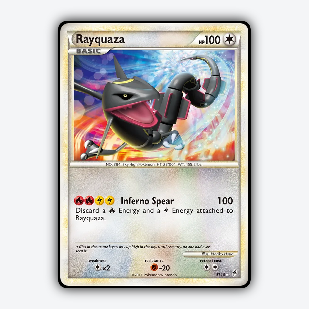 Rayquaza SL010/106 - SL010/106 Call of Legends Set - Card Rug
