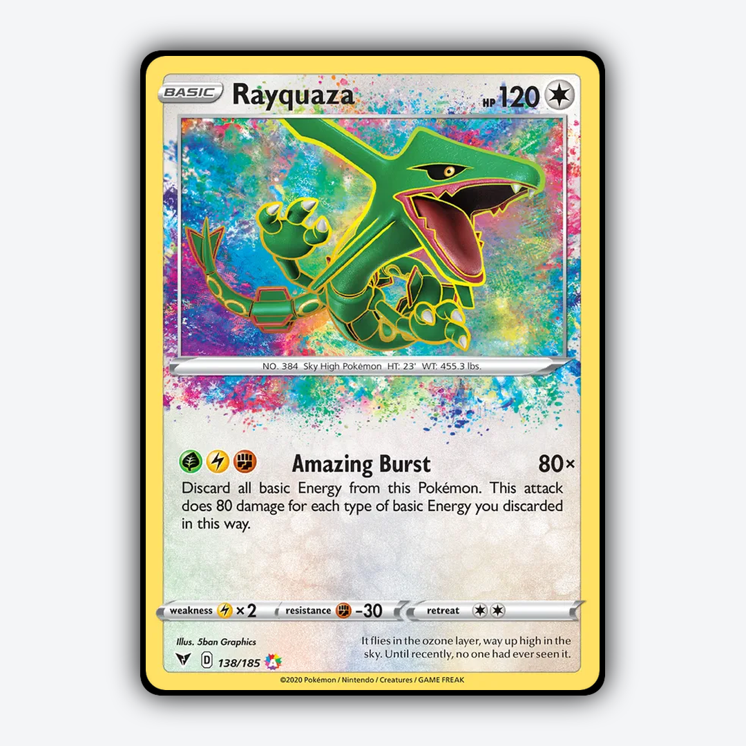 Rayquaza 138/185 - Vivid Voltage Set - Card Rug