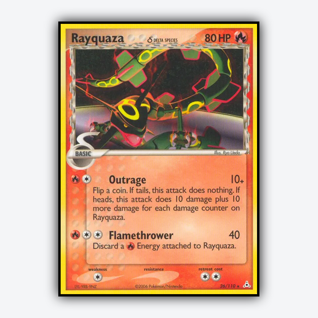 Rayquaza δ 026/110 - Holon Phantoms Set - Card Rug