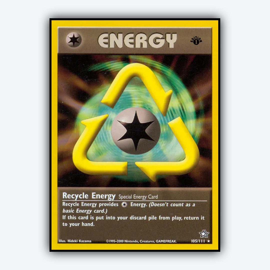 Recycle Energy 105/111 - Neo Genesis Set - Card Rug