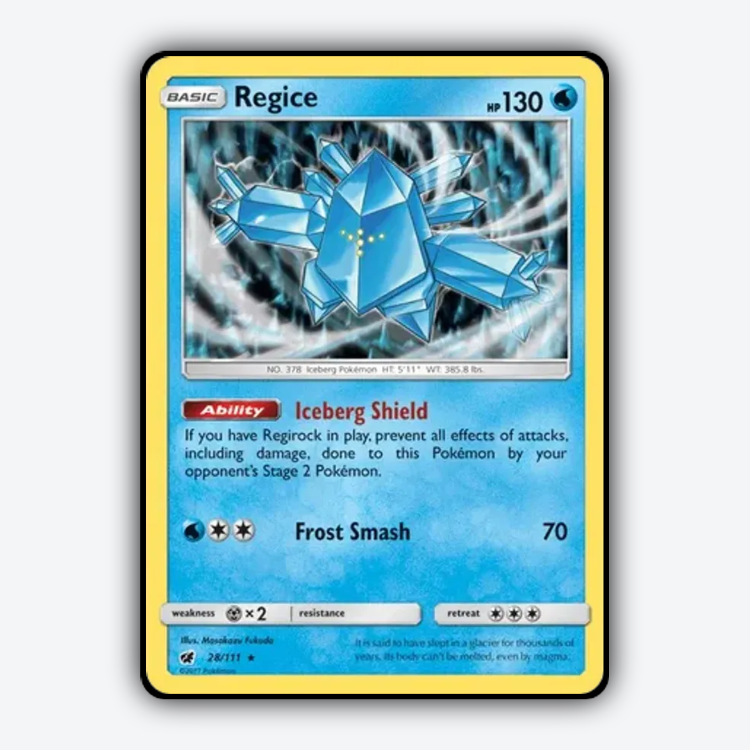 Regice 028/111 - Crimson Invasion Set - Card Rug