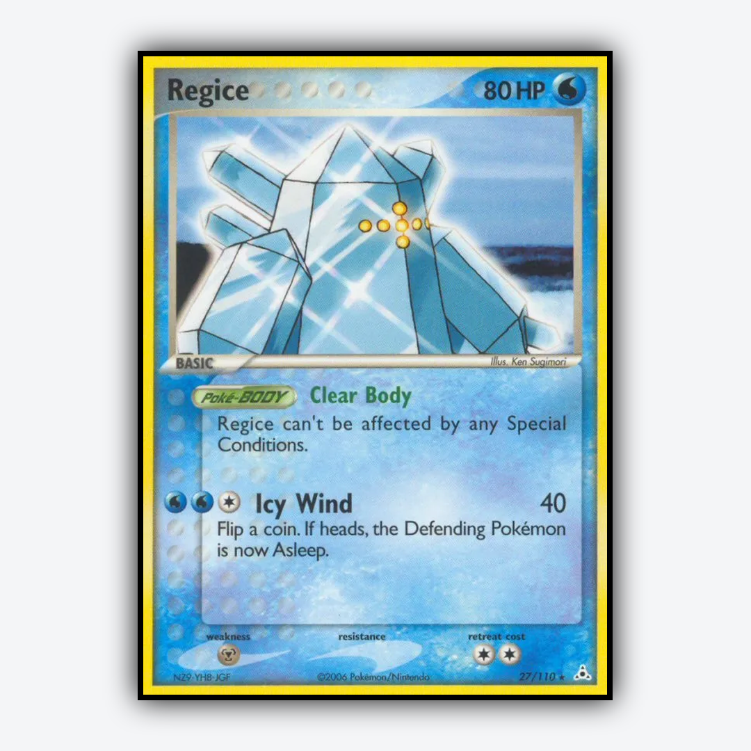Regice 027/110 - Holon Phantoms Set - Card Rug