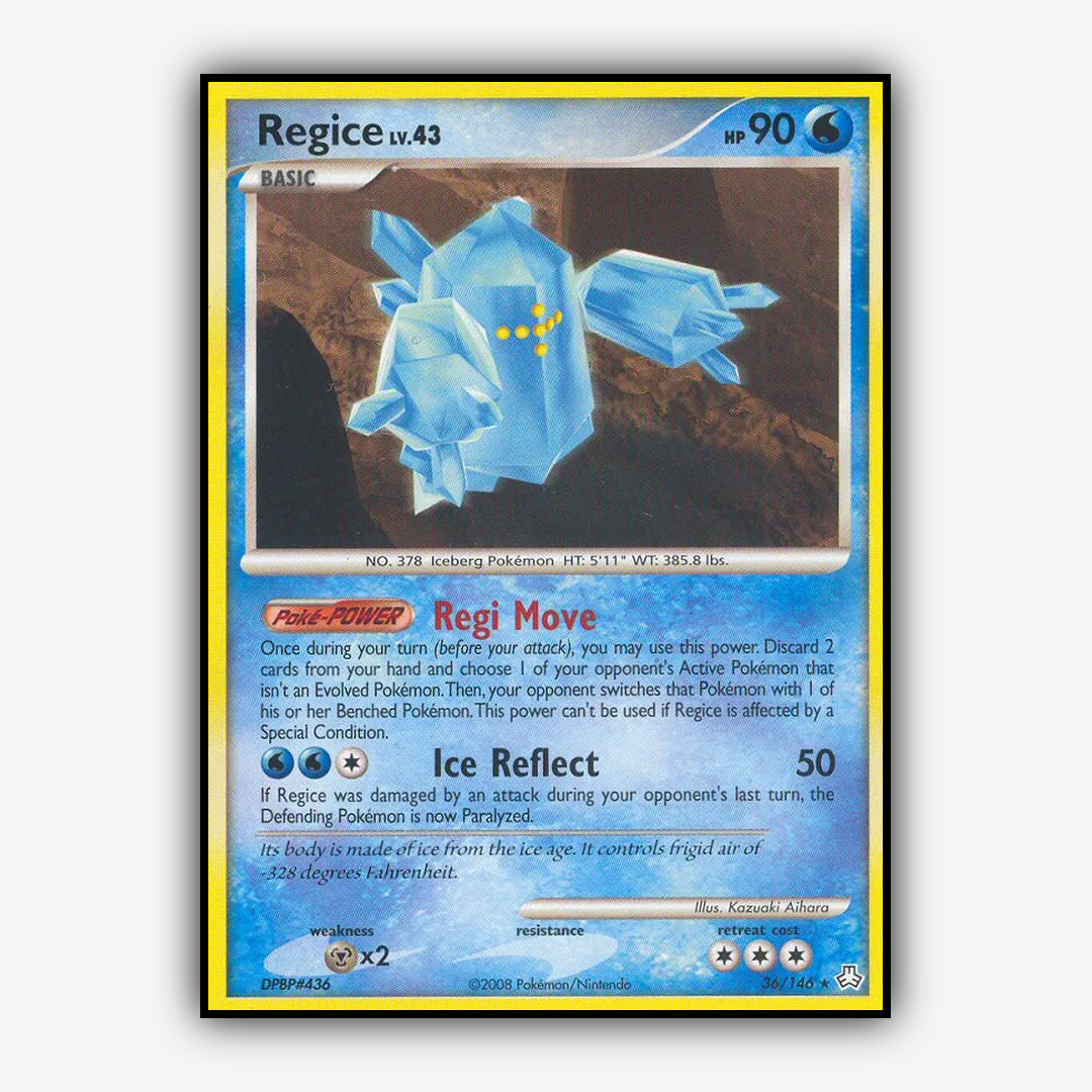 Regice 036/146 - Legends Awakened Set - Card Rug