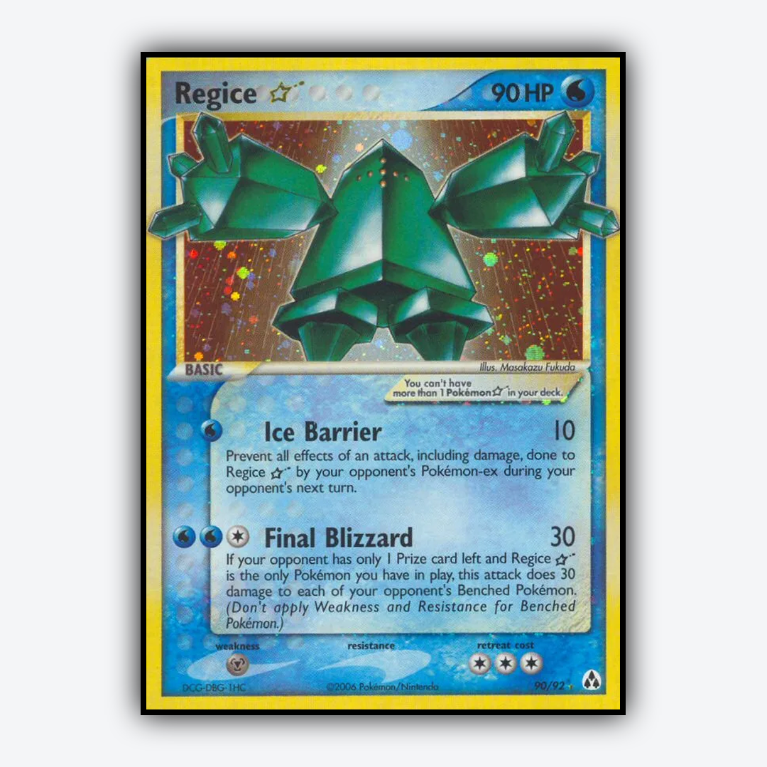 Regice ★ 090/92 - Legend Maker Set - Card Rug