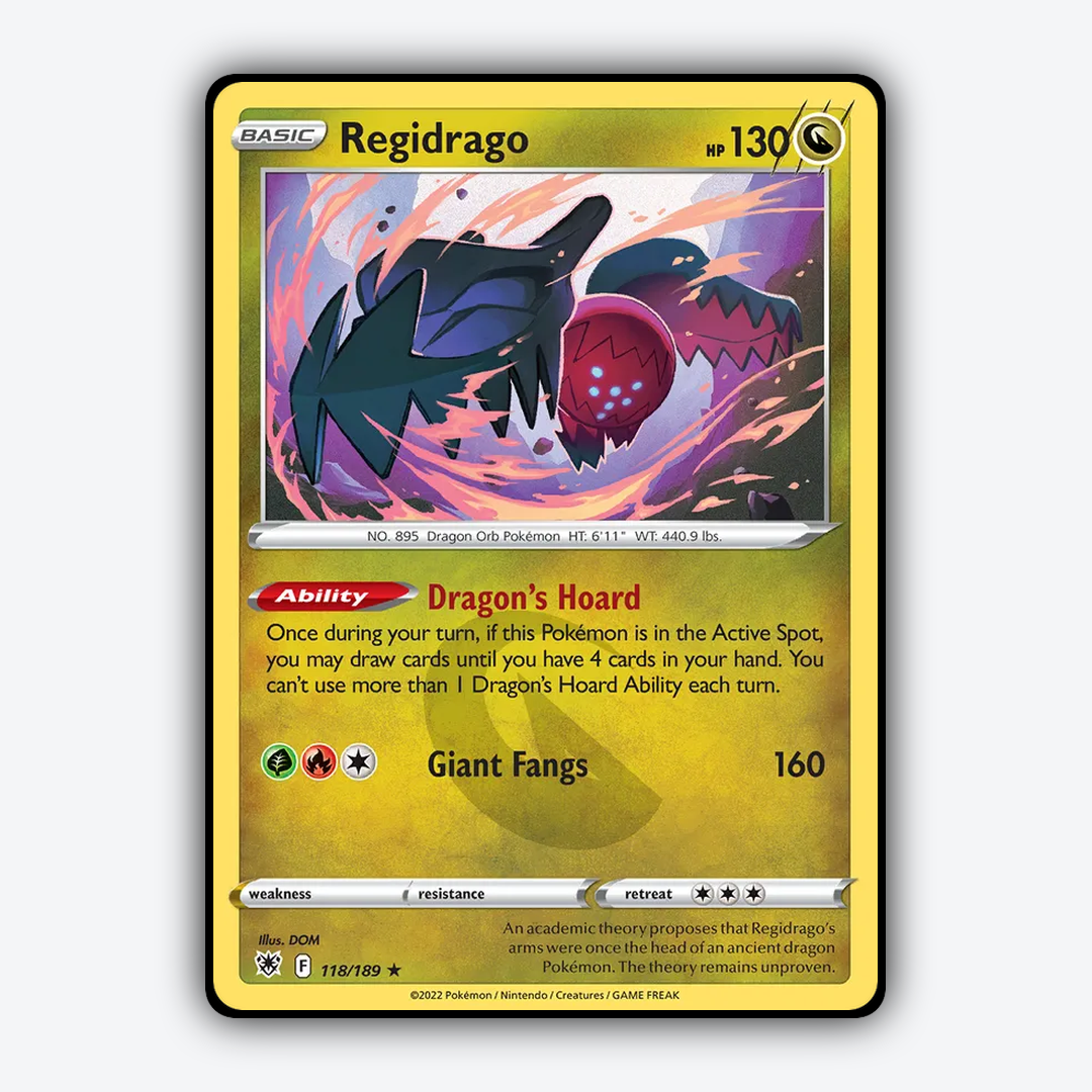 Regidrago 118/189 - Astral Radiance Set - Card Rug