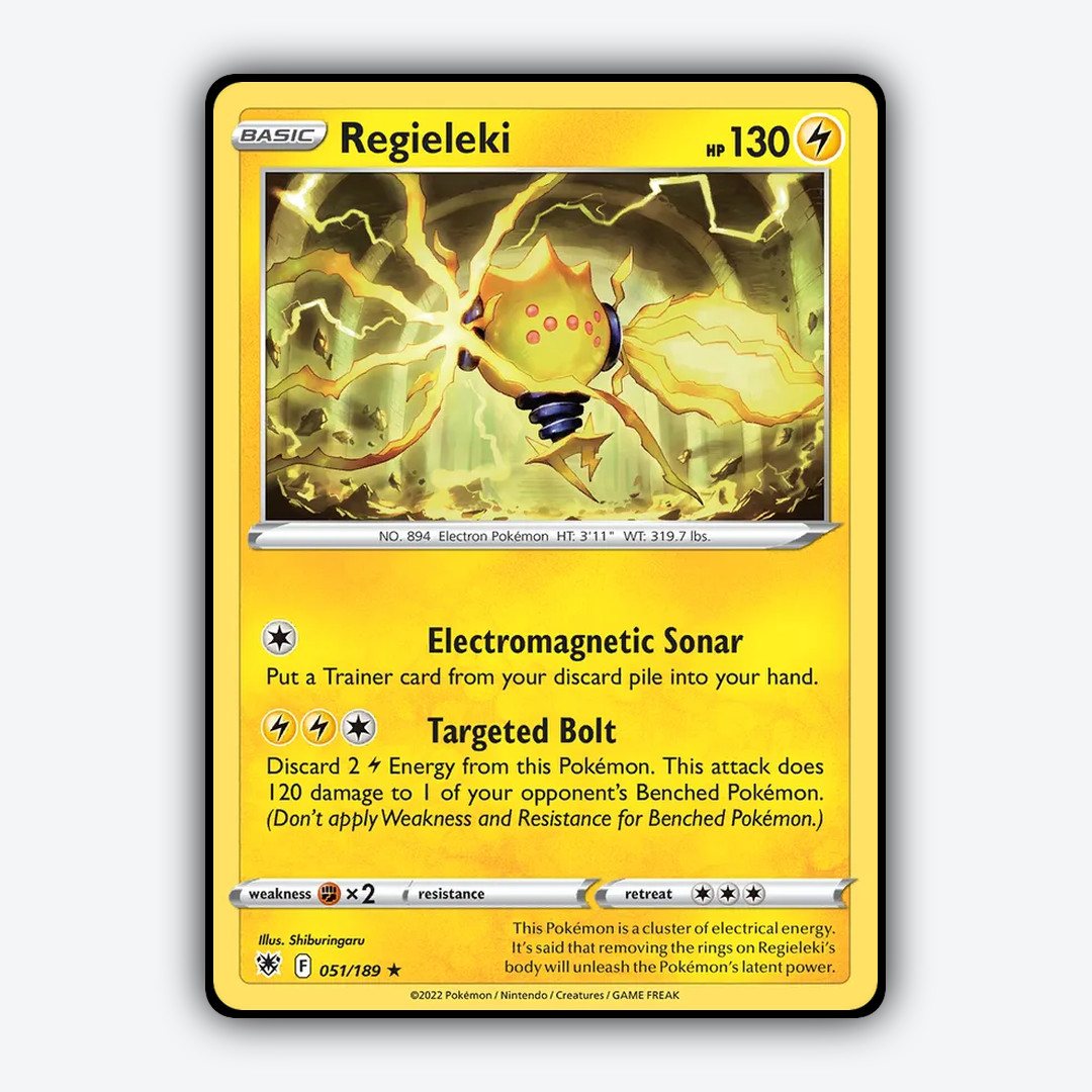 Regieleki 051/189 - Astral Radiance Set - Card Rug