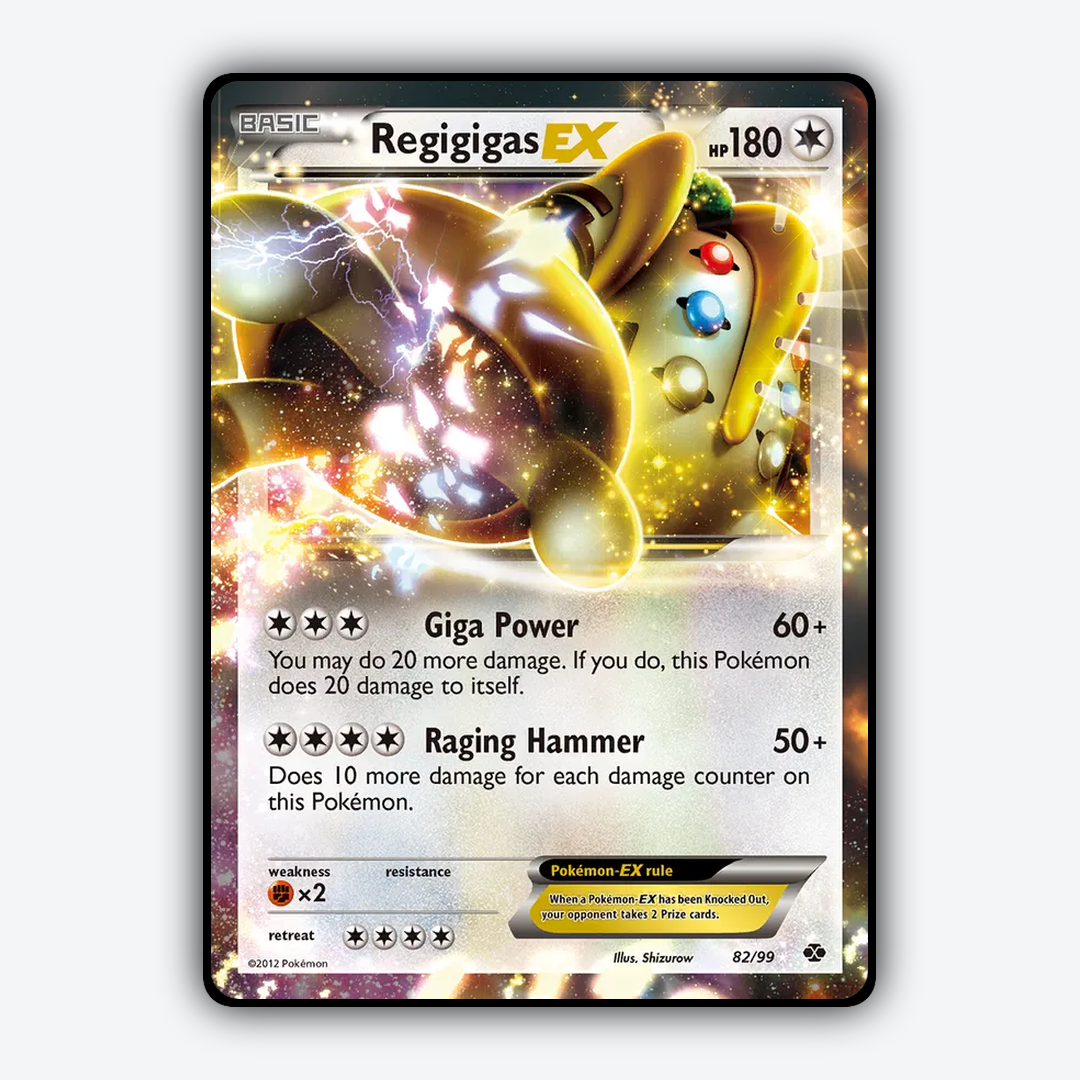 Regigigas-EX 082/99 - Next Destinies Set - Card Rug