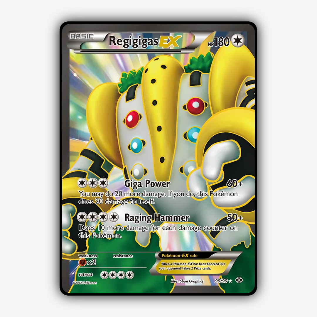 Regigigas-EX 099/99 - Next Destinies Set - Card Rug