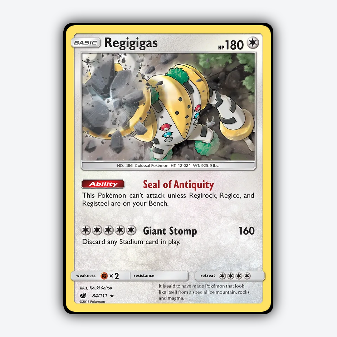 Regigigas 084/111 - Crimson Invasion Set - Card Rug