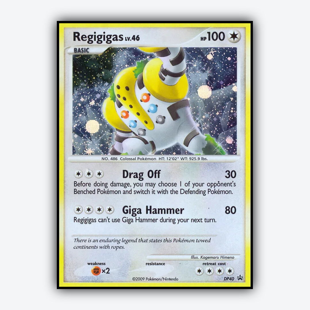 Regigigas DP040 - DP Black Star Promos Set - Card Rug